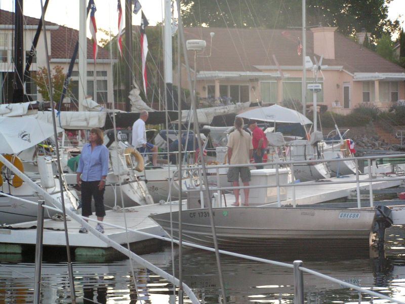 Folks on the dock