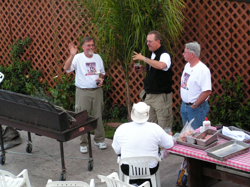 Dennis, Corky, Gary & John<BR>master chefs ...