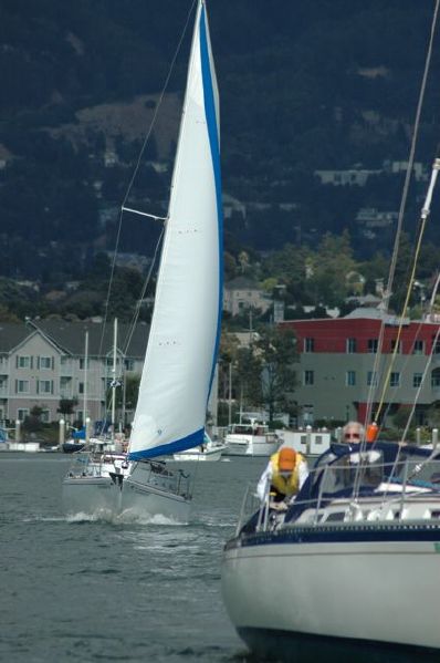 Close astern