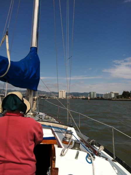 Into Emeryville ...