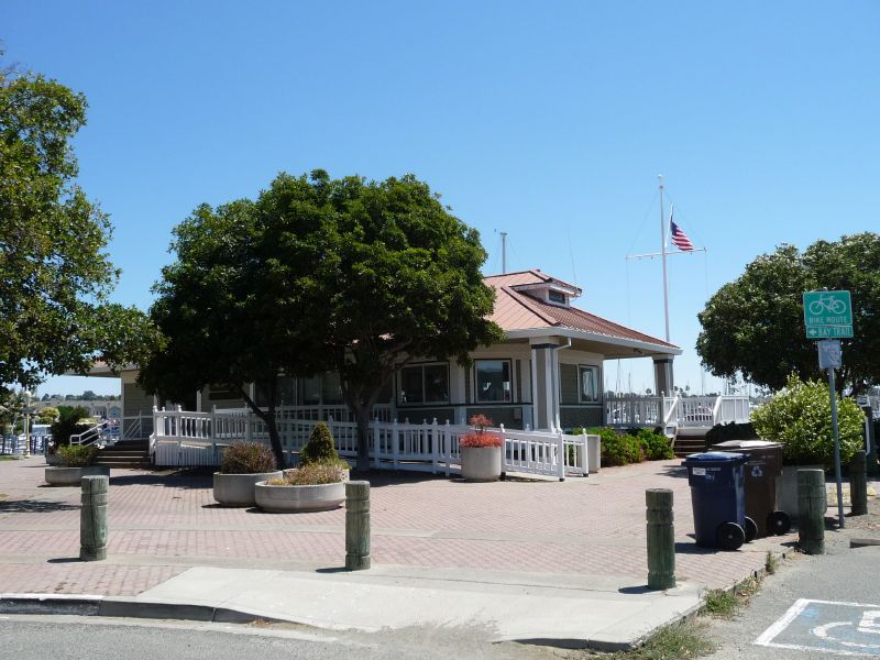 Harbormaster shack ...