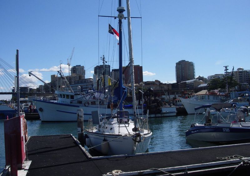 Dockside in Sydney ...