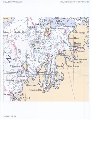 Frankfort to Beaver I. & Mackinac Bridge