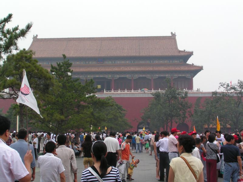 into Forbidden City ...