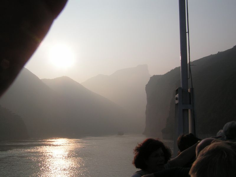 Entering Qutang Gorge