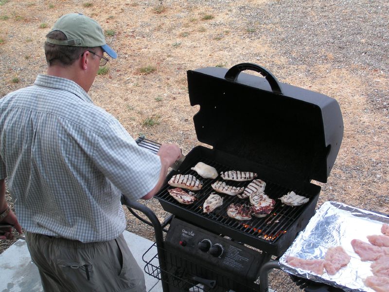 Chicken browning ...