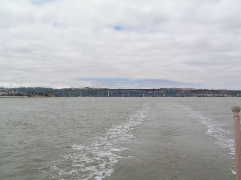 Benicia Bridge astern