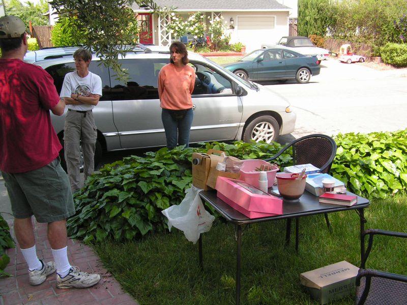 Kathryn Carpenter's goodies<BR>from morning's birdwalk!