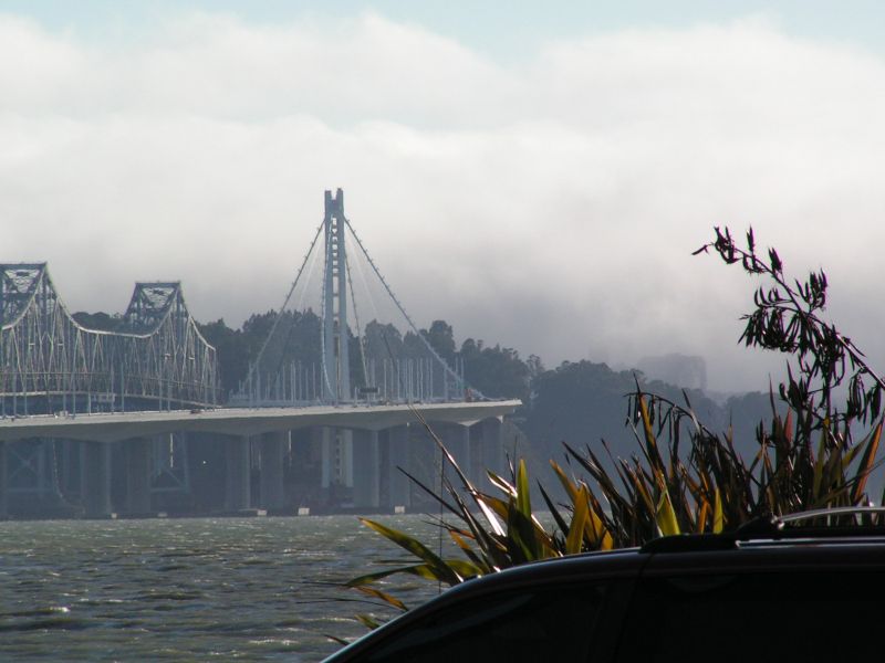 Evening fog settles in.