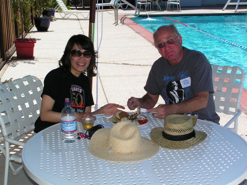 Takae & Rich in the shade