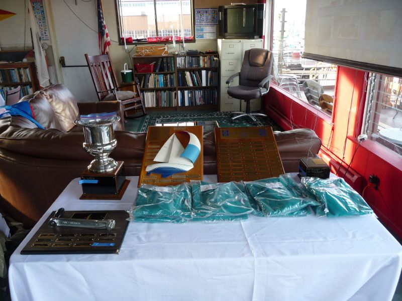 Trophy table ...