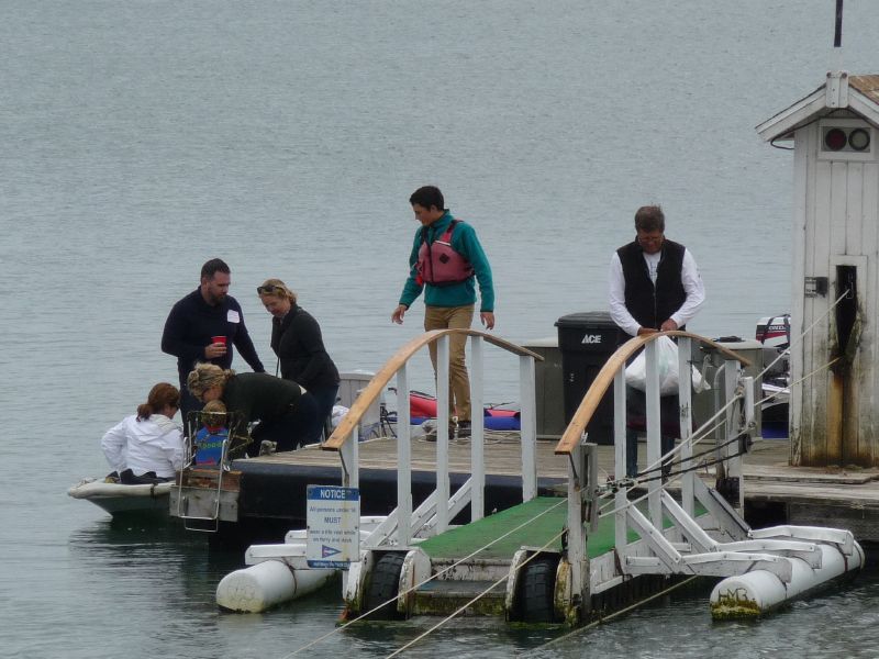 Bill coming ashore ...