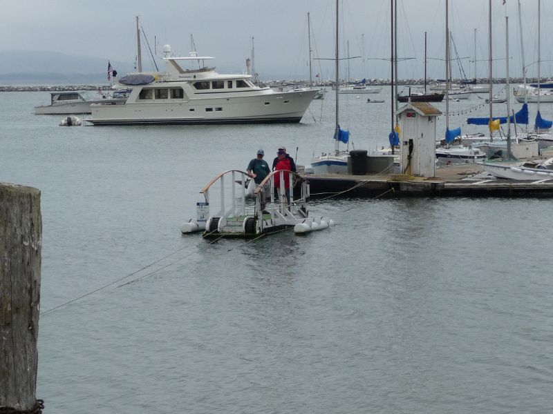 Cable ferry brings ...