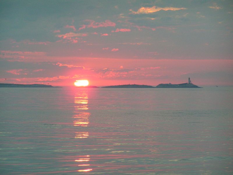 8-23 Sunrise over Isles of Shoals