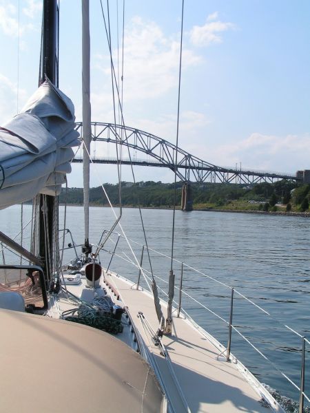 Cape Cod Canal bridge ...