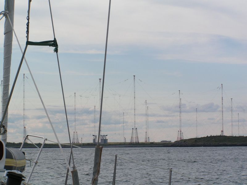 Cutler's radio towers