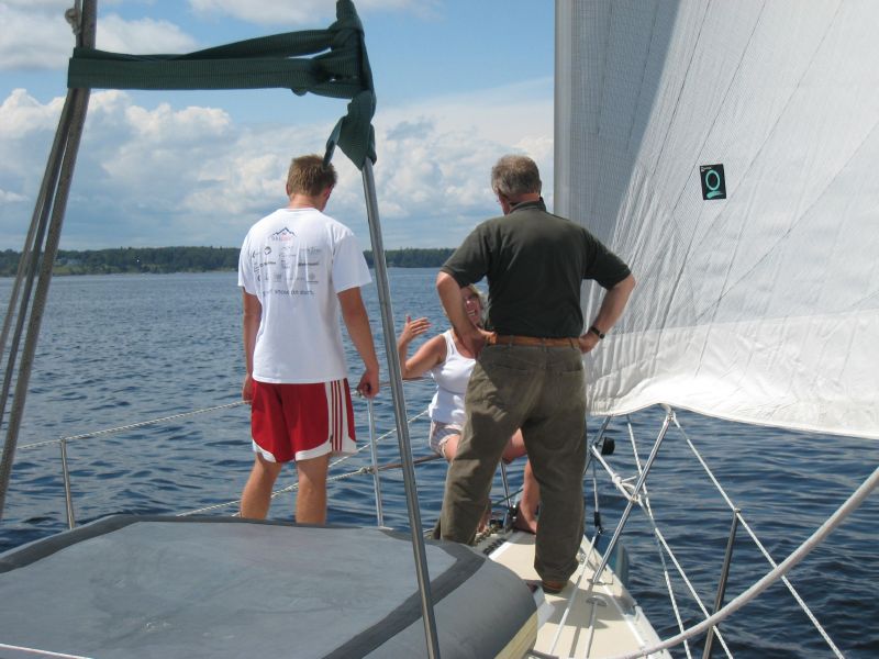 foredeck training ...