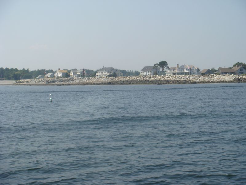 approaching Rye Harbor