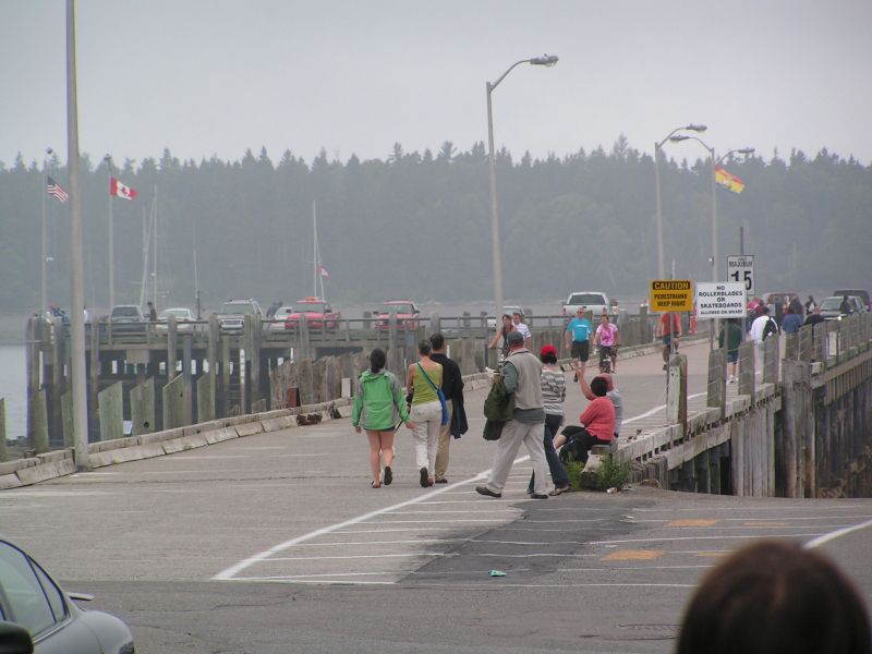 Back to the dock.