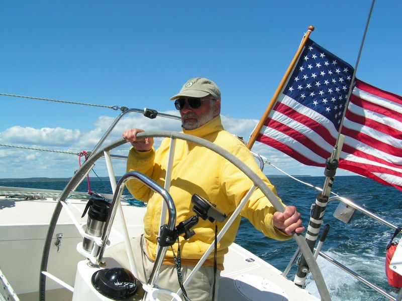 Brian at the helm