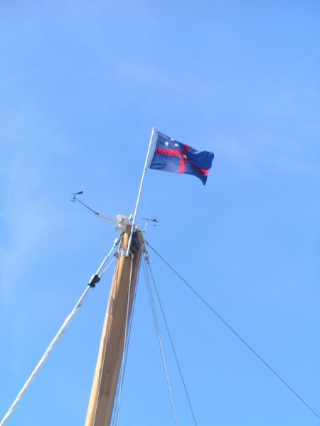 NYYC Commodore's flag.