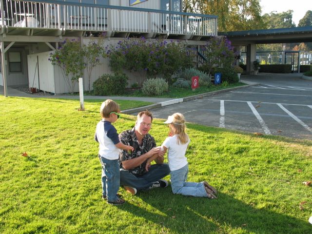 Steve tends  a BooBoo for Paige