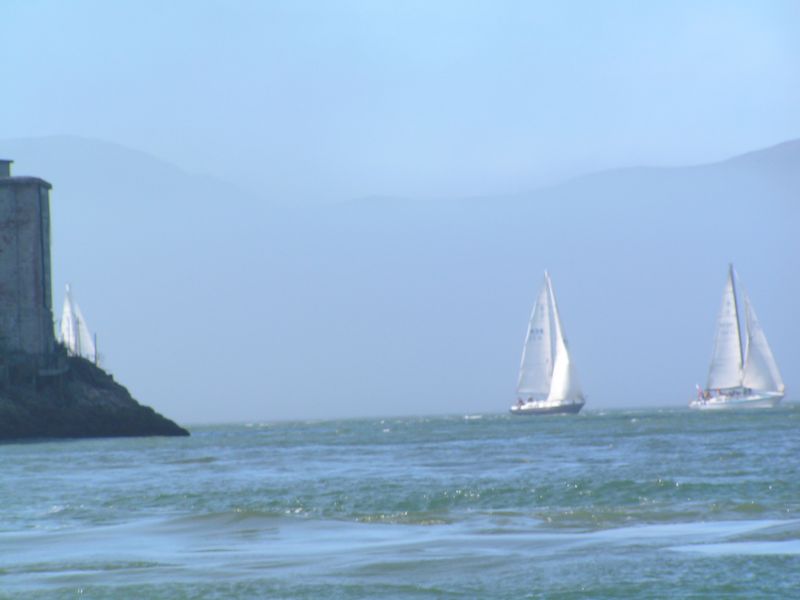 Rounding Alcatraz ...