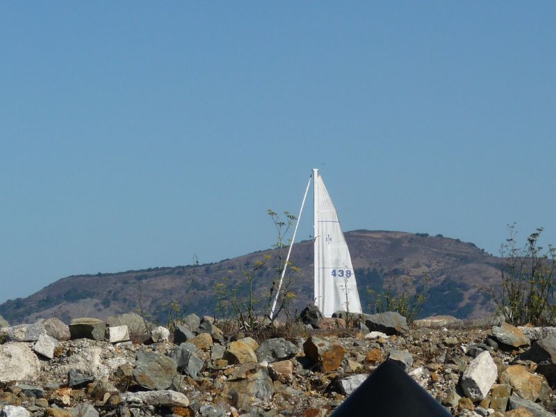 Over the seawall ...