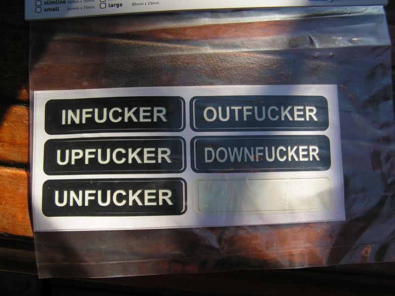 New sheet labels