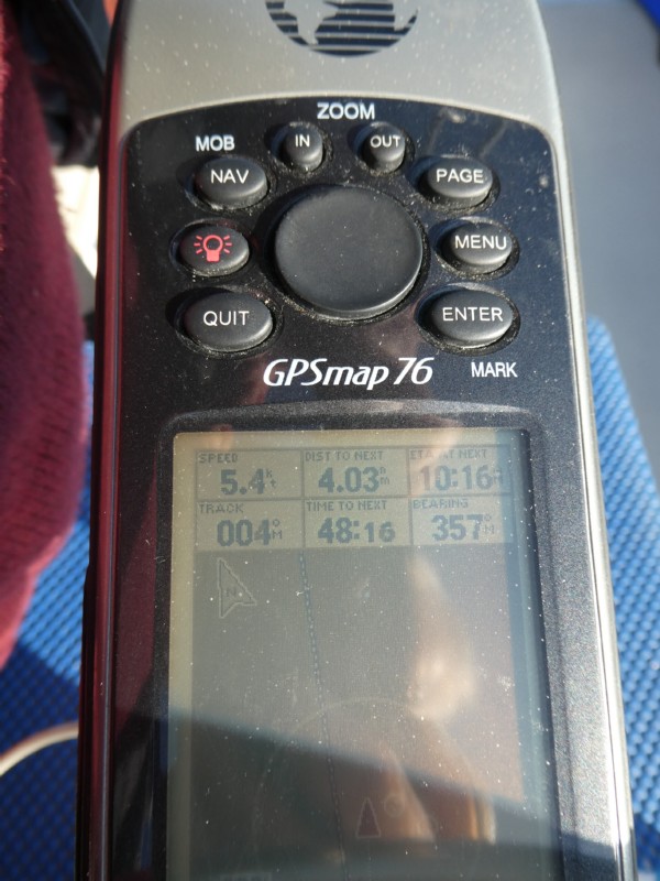 GPS says 5.4