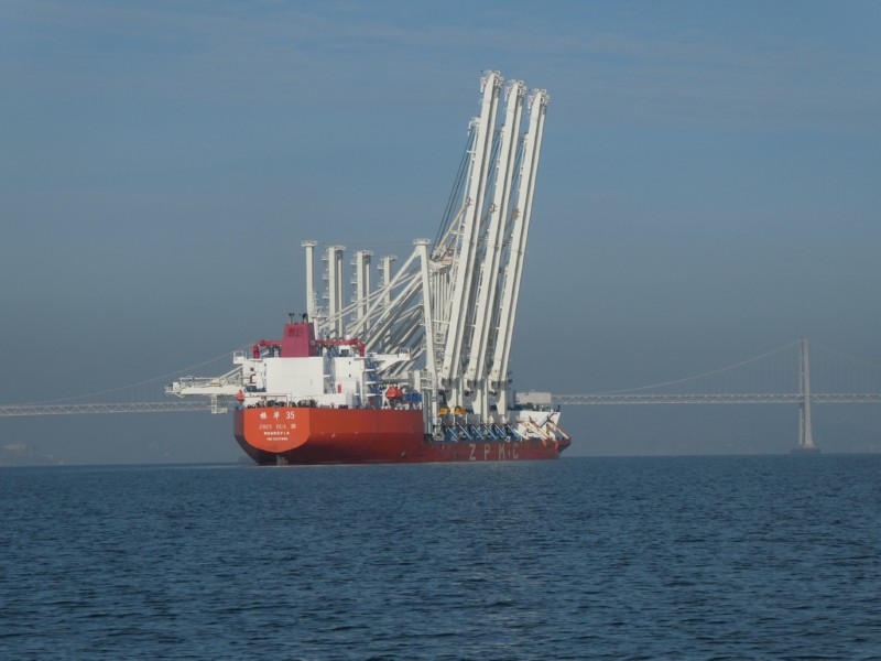 New container cranes ...