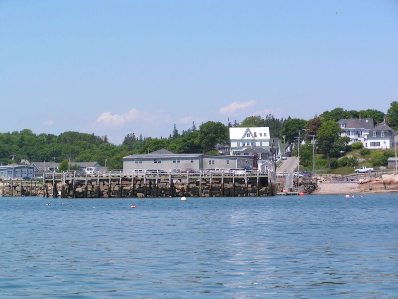 Entering Stonington ...