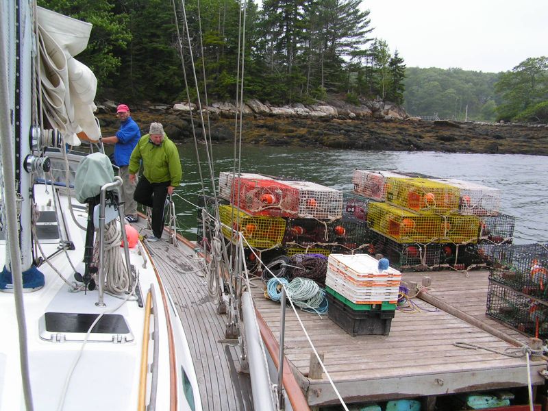 floating dock ...