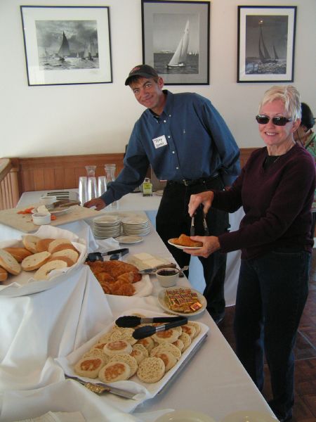 Carol starts breakfast