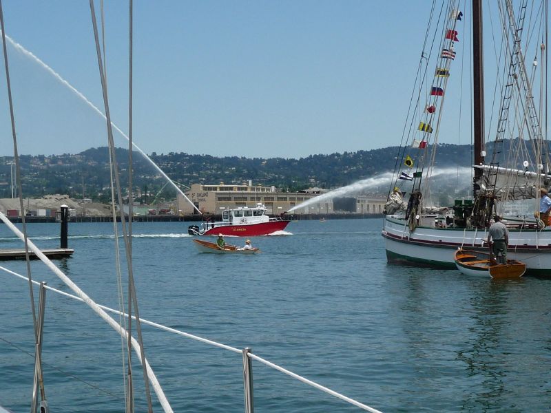 Fireboat show