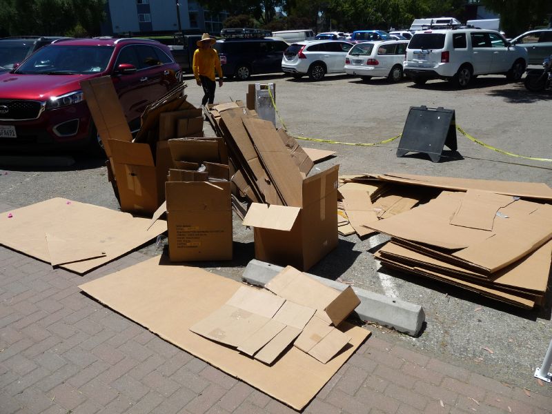 cardboard boat building ...