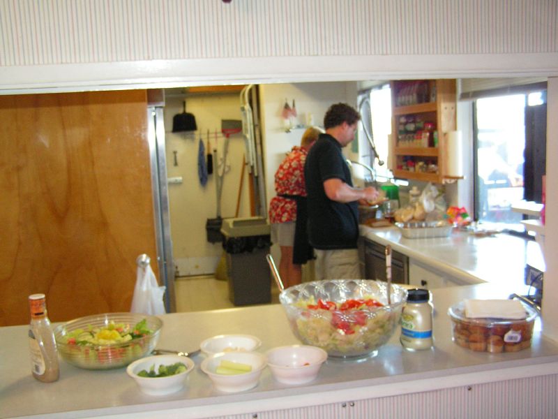 Commodore in the Galley!