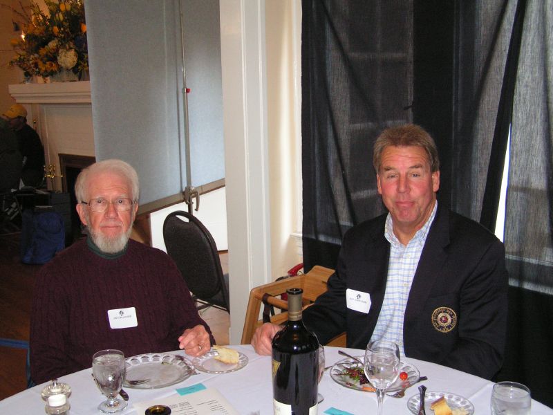 <b>Jim Callahan & speaker Kip Carlson</b>