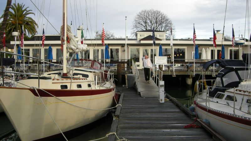 a quiet dock ...