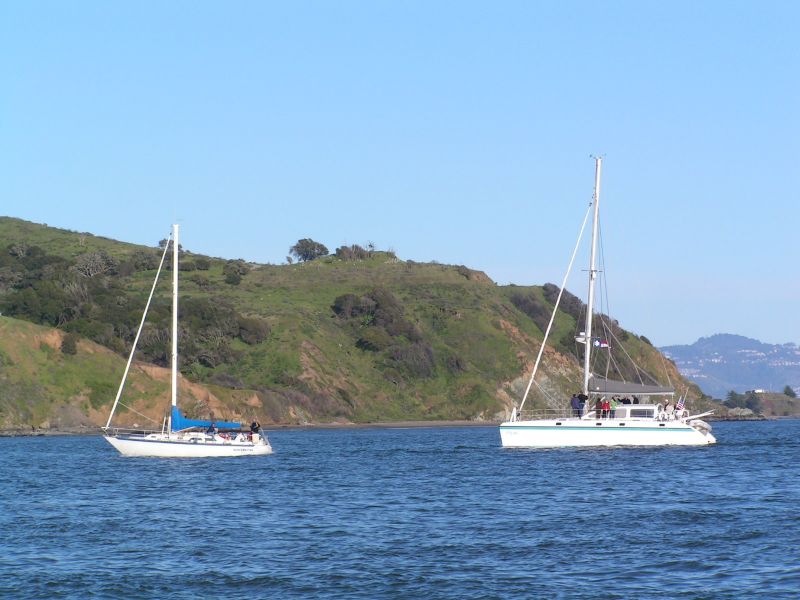 Passing Angel Island