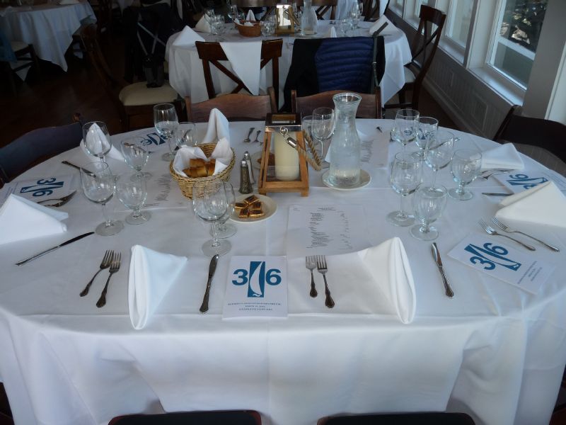 Tables are set ...