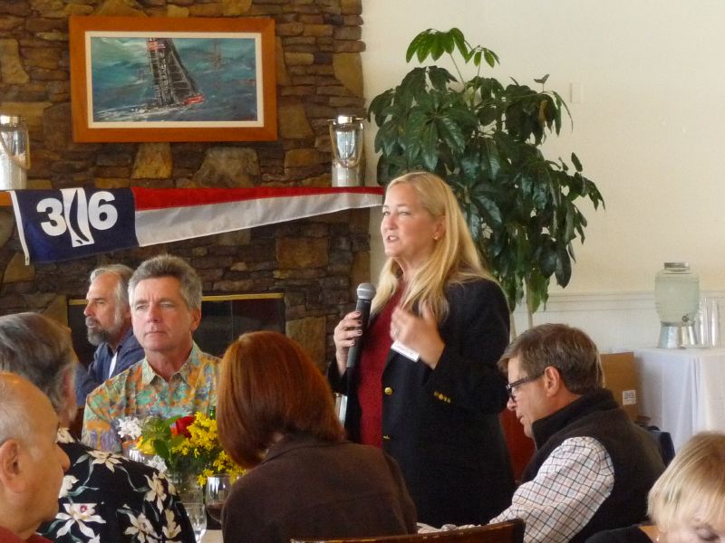 Susan starts the meeting ...