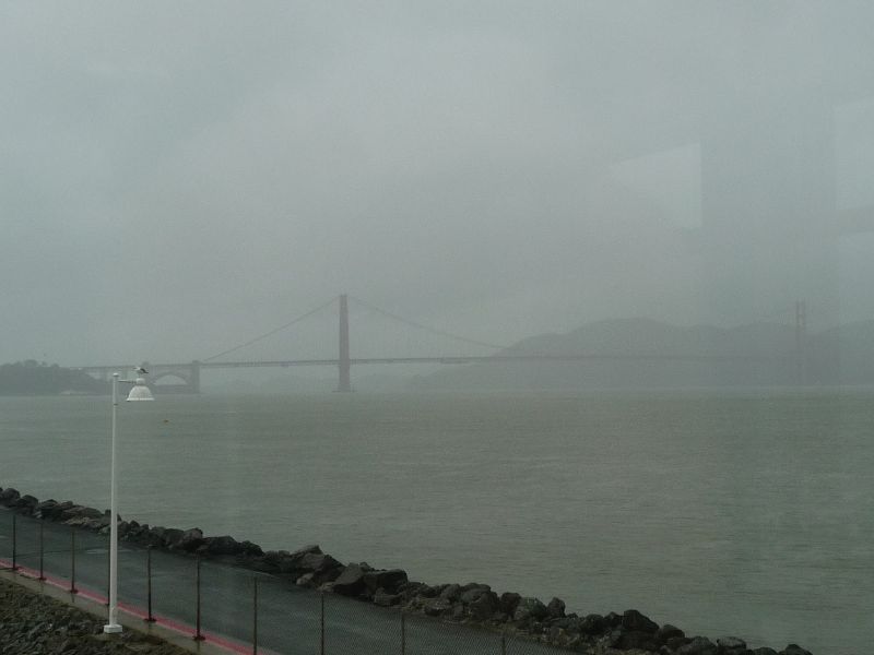 fog and rain.