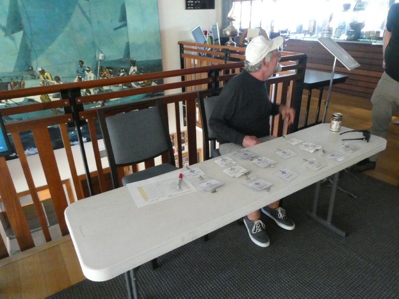 registration table.