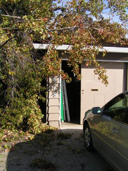 Garage entrance