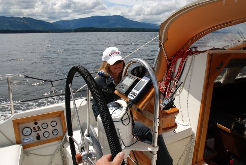 002 Carey & Trixi in the cockpit