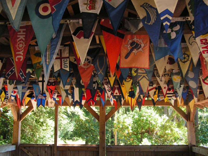 Pavillion flags ...