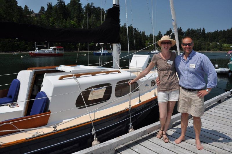 16 Henk & Kate Hiensch aboard Aurora, 1963 I32 Mark 1