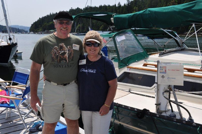 19 Ron & Sheila Ireland aboard Cassiopeia, an I 32