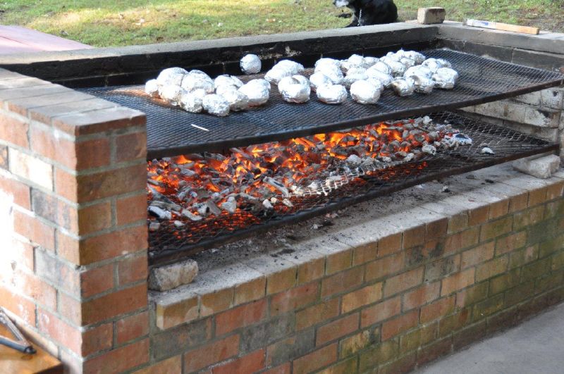 61 The coals are hot...